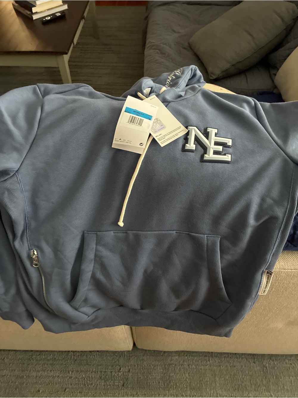 Nike Dri-Fit NFL Sideline Hoodie - New England Patriots - Rivalries - Storm Blue